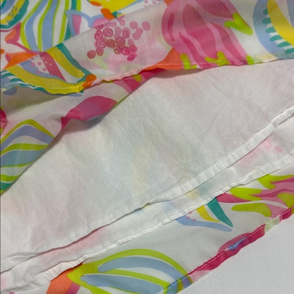 Colorful Abstract Women's Blouse - Picture 6 of 7